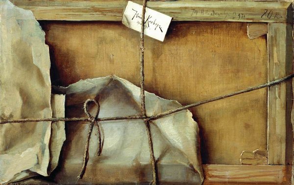 Обратная сторона картины