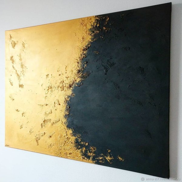 Интерьерные картины с золотом