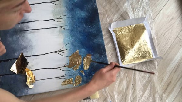 Картины с поталью