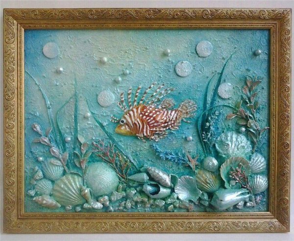 Картины из мелков