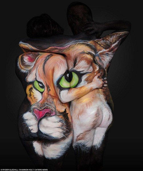 Реалистичный бодиарт