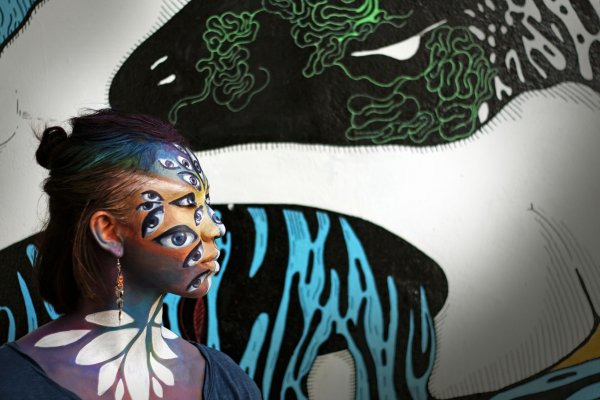 Боди арт рисунок