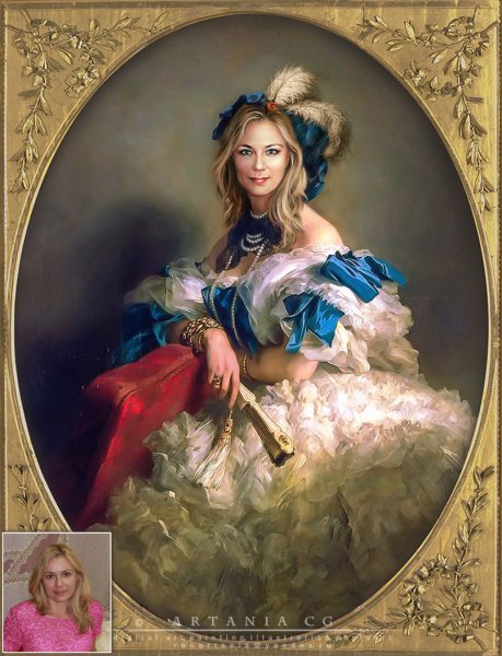 Михаил Сатаров женский портрет