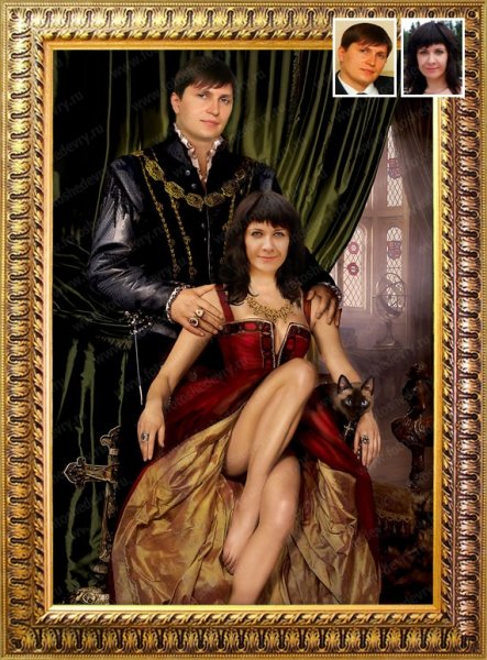 Печать на холсте в образе