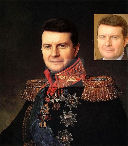 Мужской портрет в историческом стиле