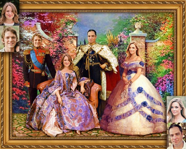 Фотомонтаж лица в картину