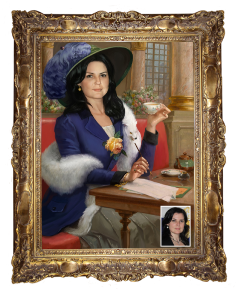 Портрет в образе женщина