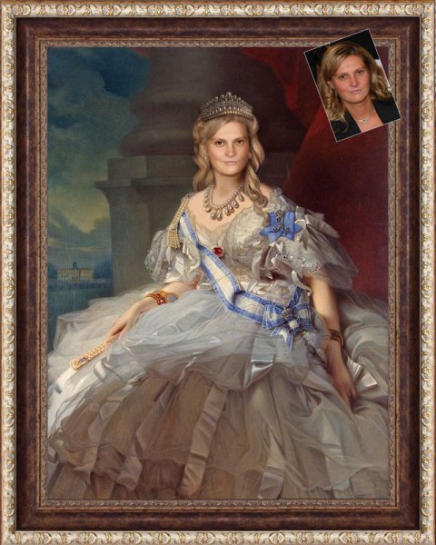 Портрет в образе королевы