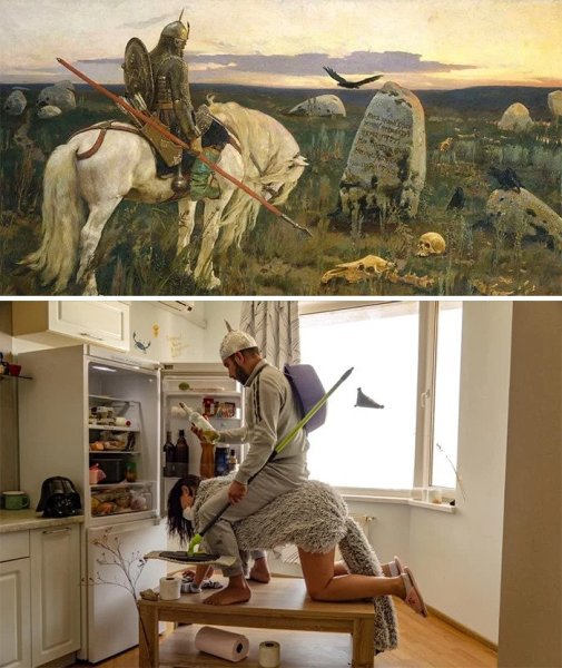 Портрет на холсте