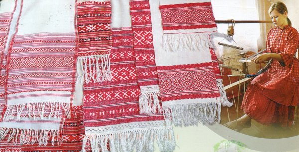 Ткацкий станок на производстве