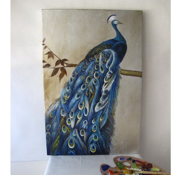 Интерьерная живопись Павлин