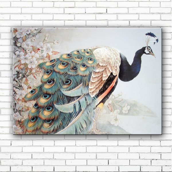 Павлин мастихином