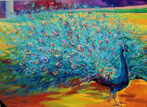 Павлин пейнт