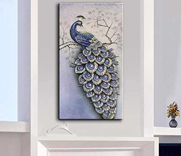 Павлин мастихином