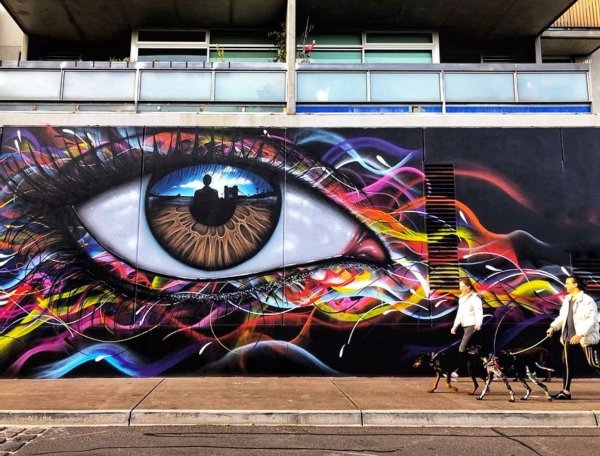 Стрит арт граффити