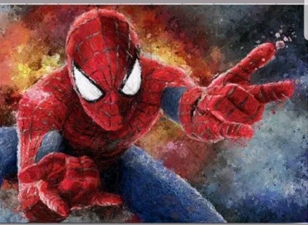 Постер на холсте человек паук