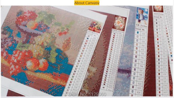 Клеевые холсты для алмазной