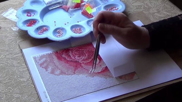 Алмазная вышивка техника выполнения