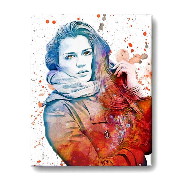 Портреты в акварельном стиле