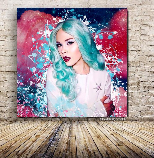 Детский портрет в стиле Дрим арт