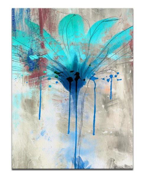 Абстракция в бирюзовых тонах