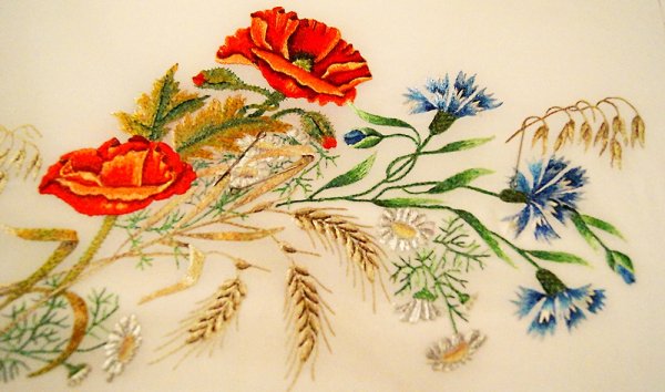 Вышивка в смешанной технике