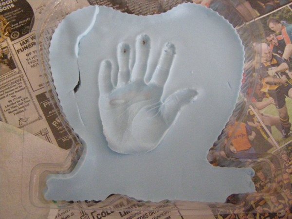 Слепок руки детский