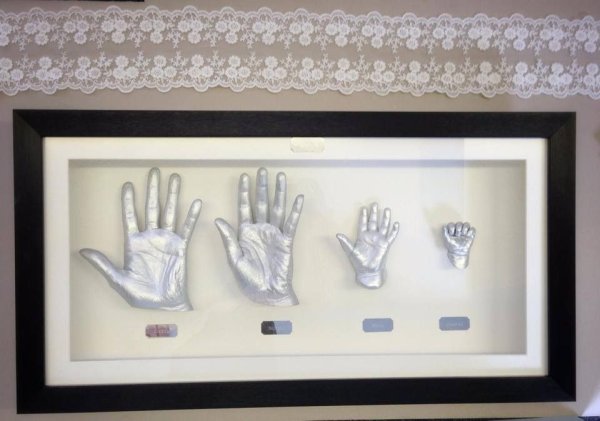 Отпечатки рук семьи