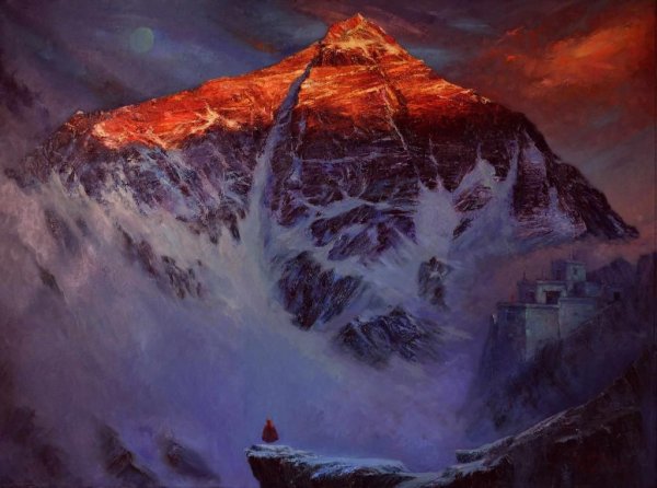 Николай Рерих картина голубые горы музей Рериха