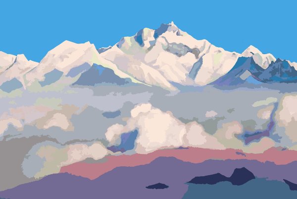 Занковский Илья Николаевич горный пейзаж