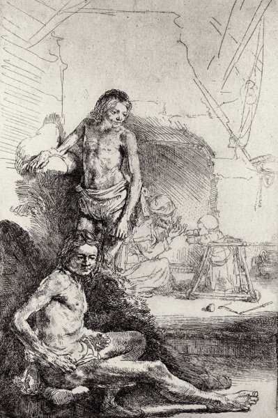 Рембрандт картины офорты