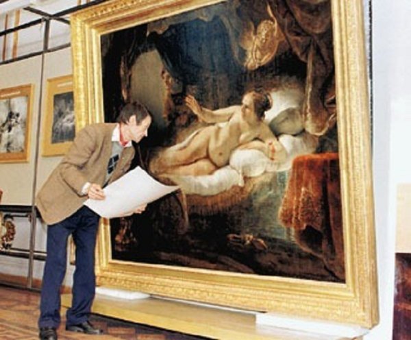 Даная Рембрандта в музее