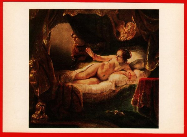 Даная Рембрандт картина