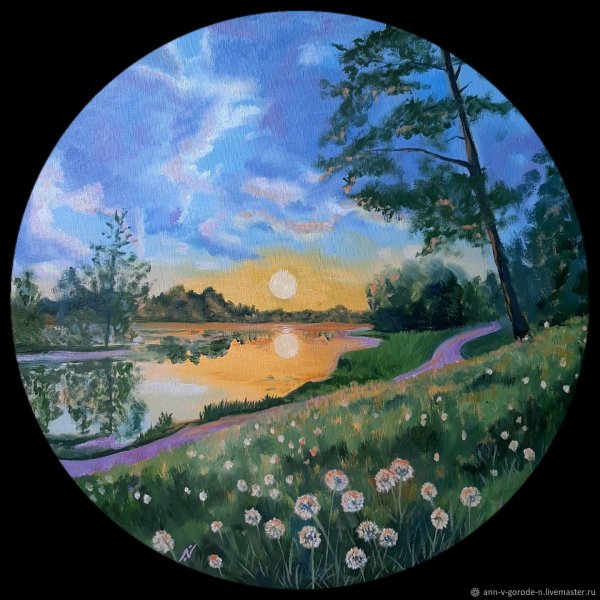 Круглая картина