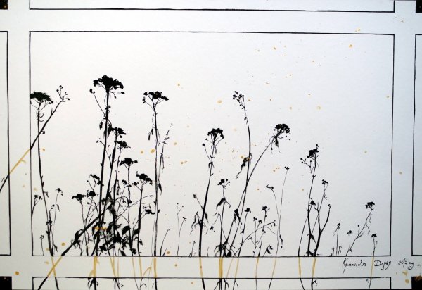 Картина в черно-белых тонах