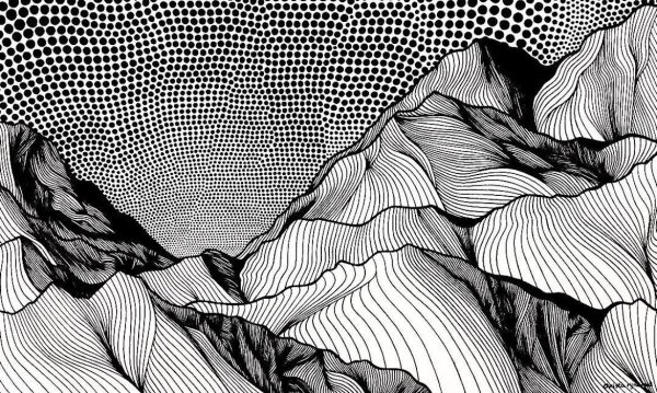 Черно белые картины