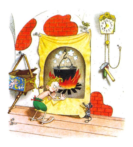 Приключения Буратино каморка папы Карло