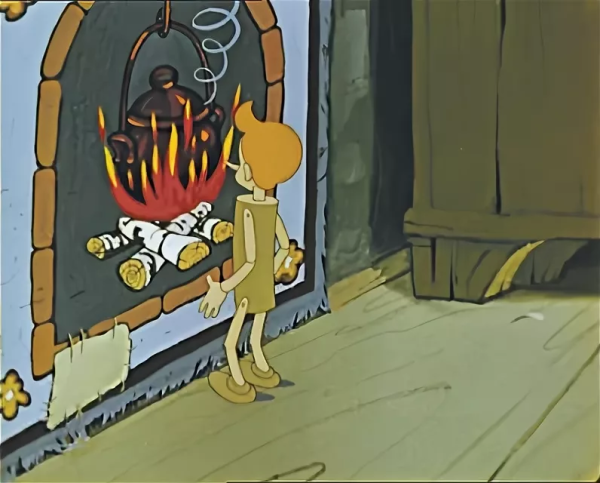 Очаг папы Карло мультфильм