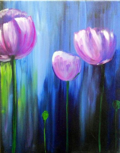 Рисунки акрилом