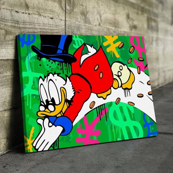 Мульт персонажи на холсте