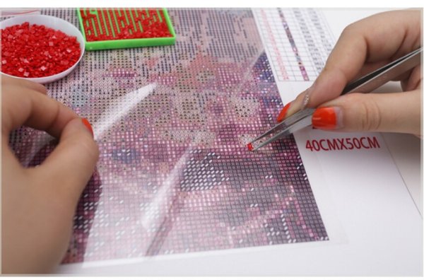 Белоснежка набор алмазной вышивки нежные ирисы (362-St-s) 30x30 см