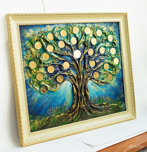 Денежное дерево картина