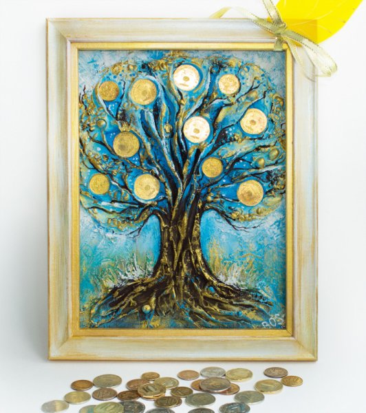 Денежное дерево в живописи