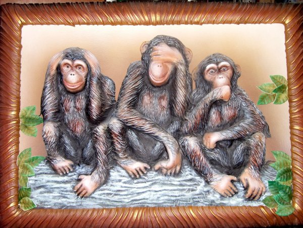 Картины Бэнкси обезьяны