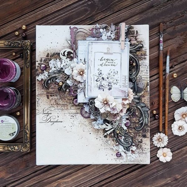 Холст в скрапбукинге идеи