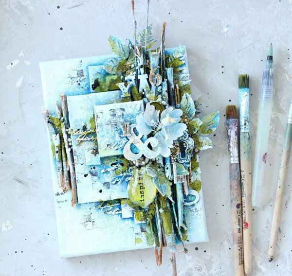 Морской холст Скрапбукинг