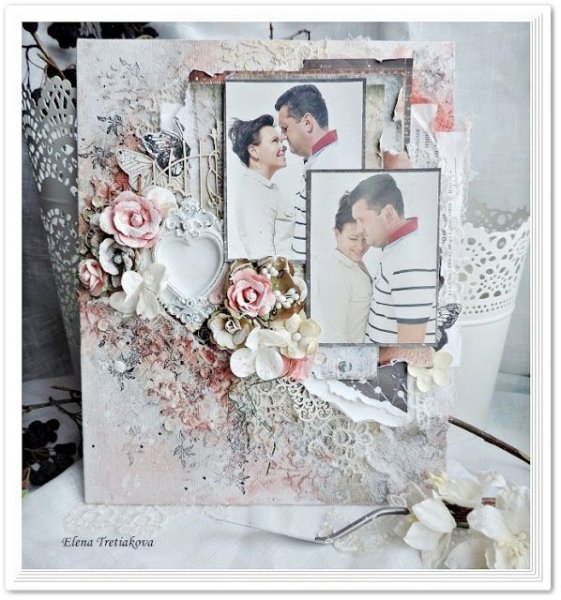 Арт холст в скрапбукинге