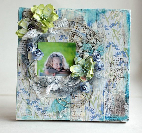 Скрапбукинг панно