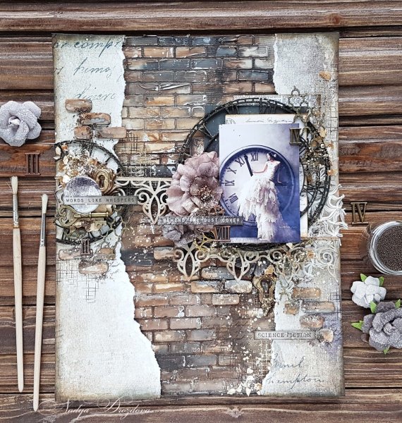 Стиль микс Медиа в скрапбукинге