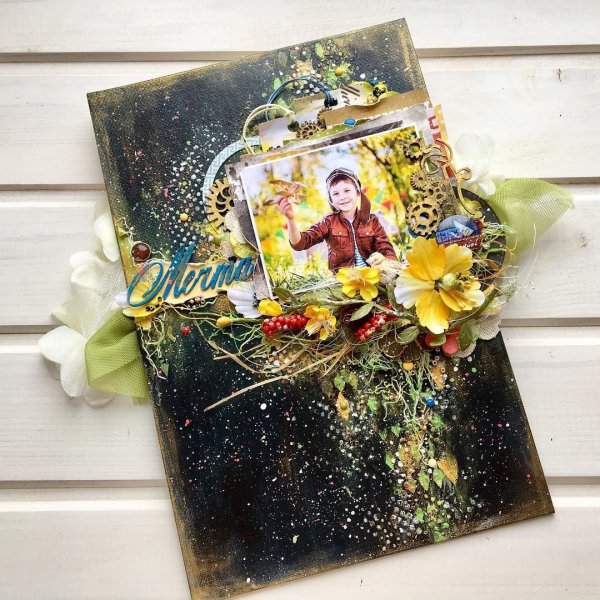 Арт холст в скрапбукинге